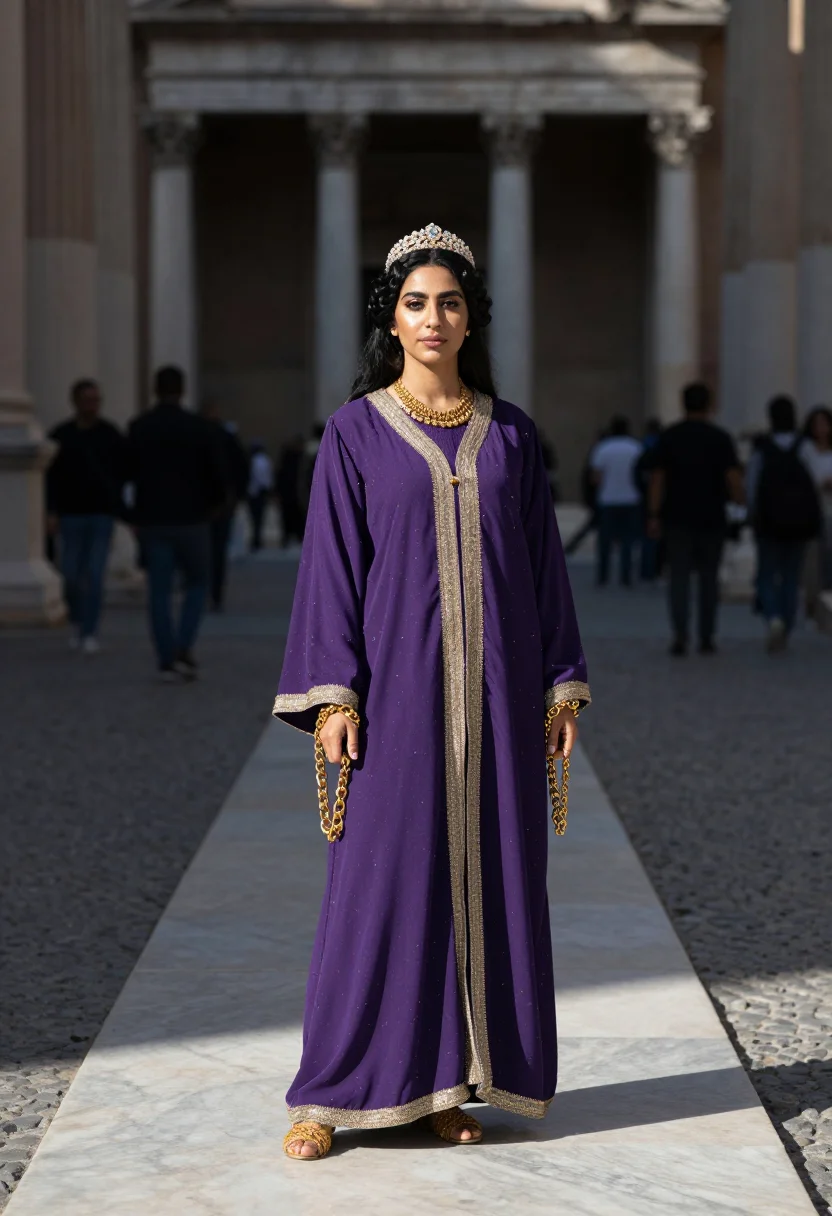 AI zenobia sample — portrait of a woman, full-length portrait of a Syrian woman