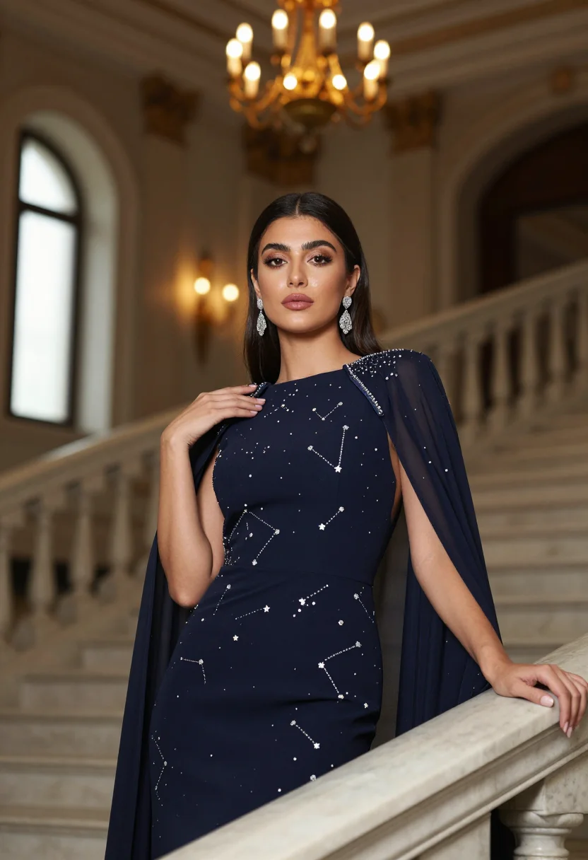 AI zuhair murad sample — portrait of a woman, chest-up portrait of a Lebanese woman i