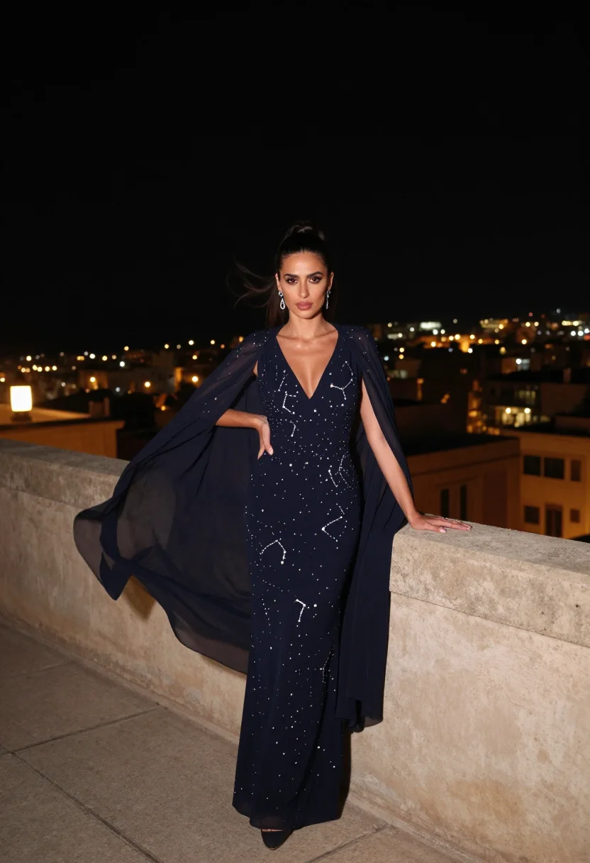 AI zuhair murad sample — portrait of a woman, full-length portrait of a Lebanese woma