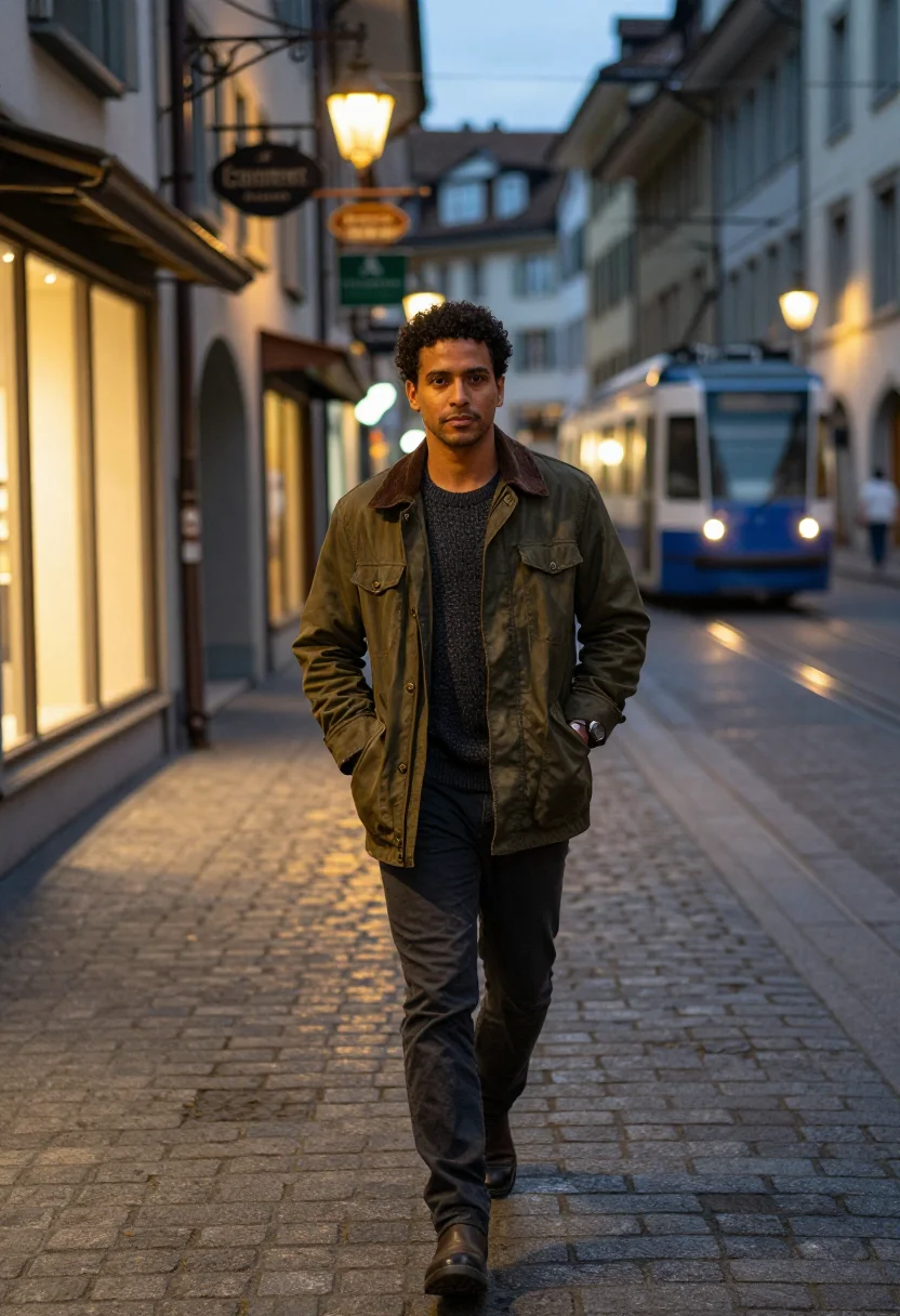 AI zurich engineering sample — portrait of a man, full-length portrait of a Brazilian man i